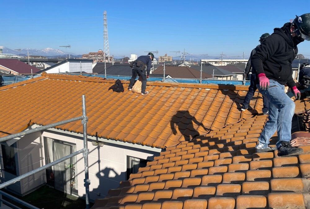 空き家リフォームの屋根葺き替え工事